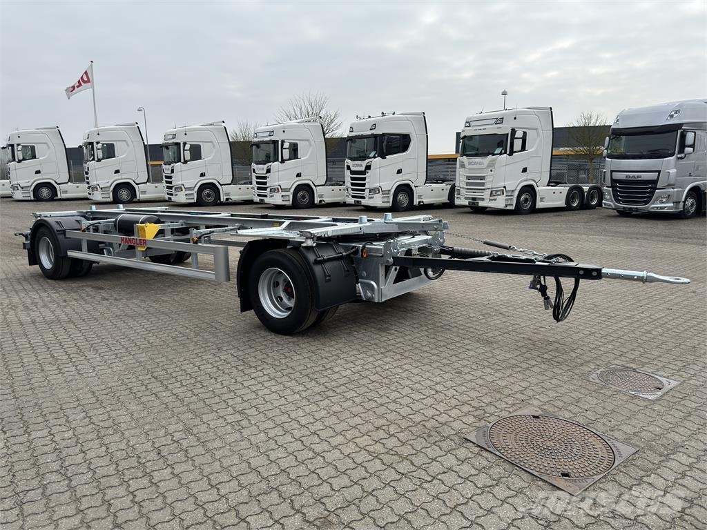 Hangler 20-tons galvaniseret Konténer keret / Konténeremelő pótkocsik