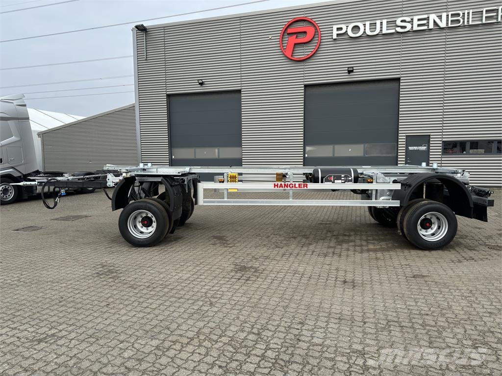 Hangler 20-tons galvaniseret Konténer keret / Konténeremelő pótkocsik