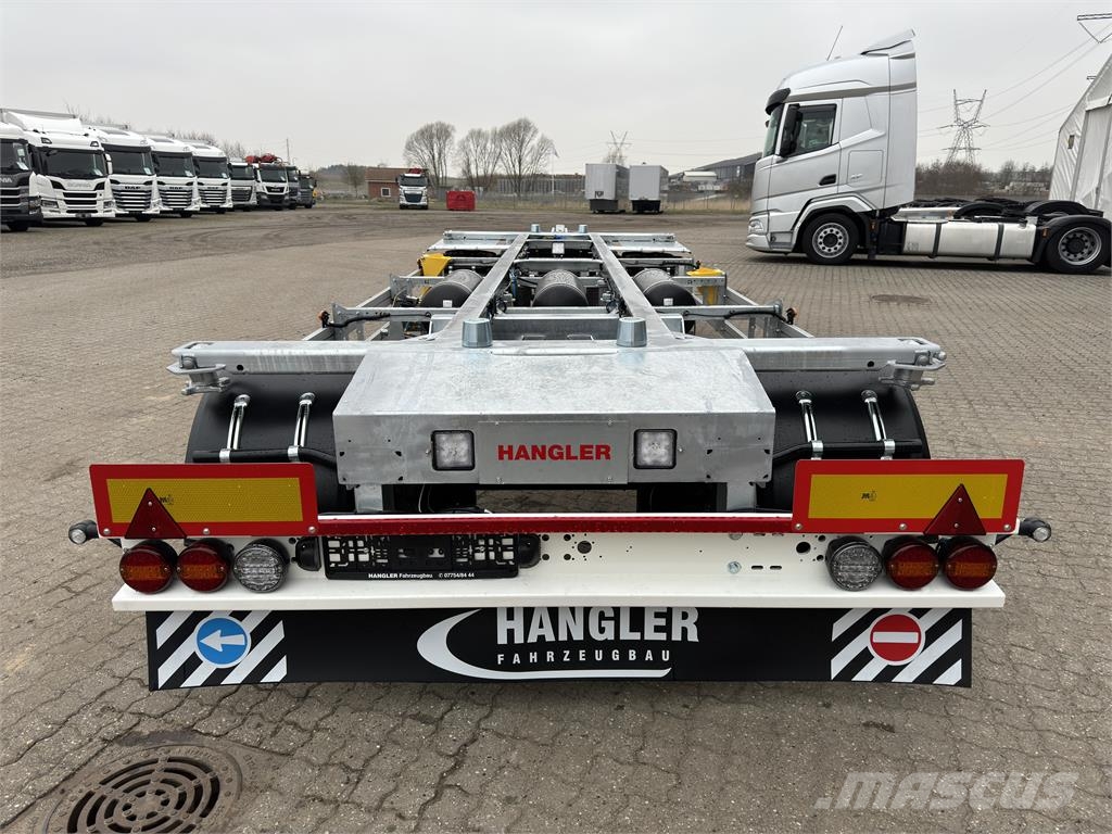 Hangler 20-tons lavt bygget Remolques portacontenedores