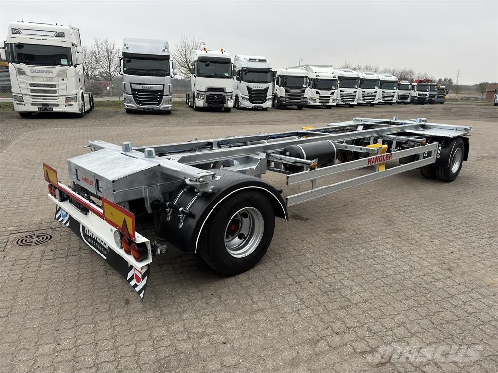 Hangler 20-tons lavt bygget Remolques portacontenedores