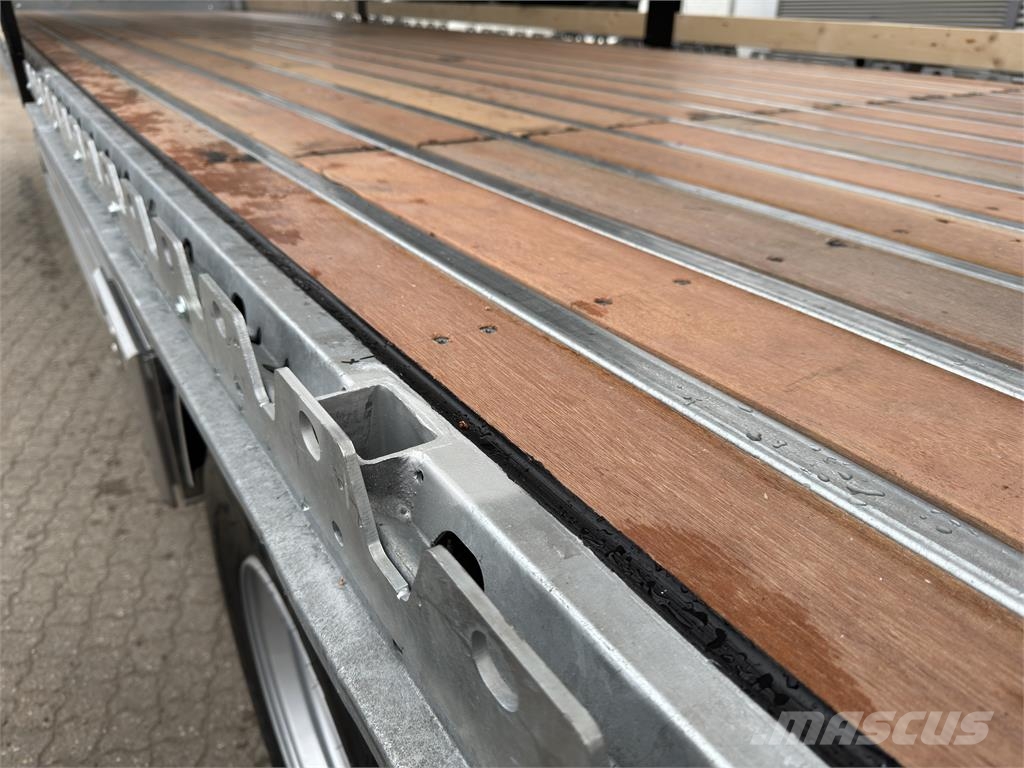 Hangler 3-aks 45-tons gardintrailer truckbeslag Curtainsiderauflieger