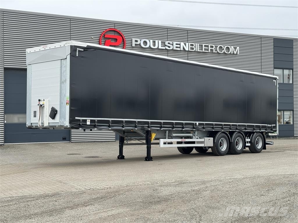 Hangler 3-aks 45-tons gardintrailer truckbeslag Curtainsiderauflieger