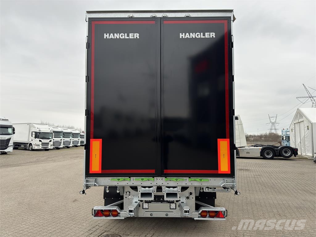 Hangler 3-aks 45-tons gardintrailer truckbeslag Curtainsiderauflieger