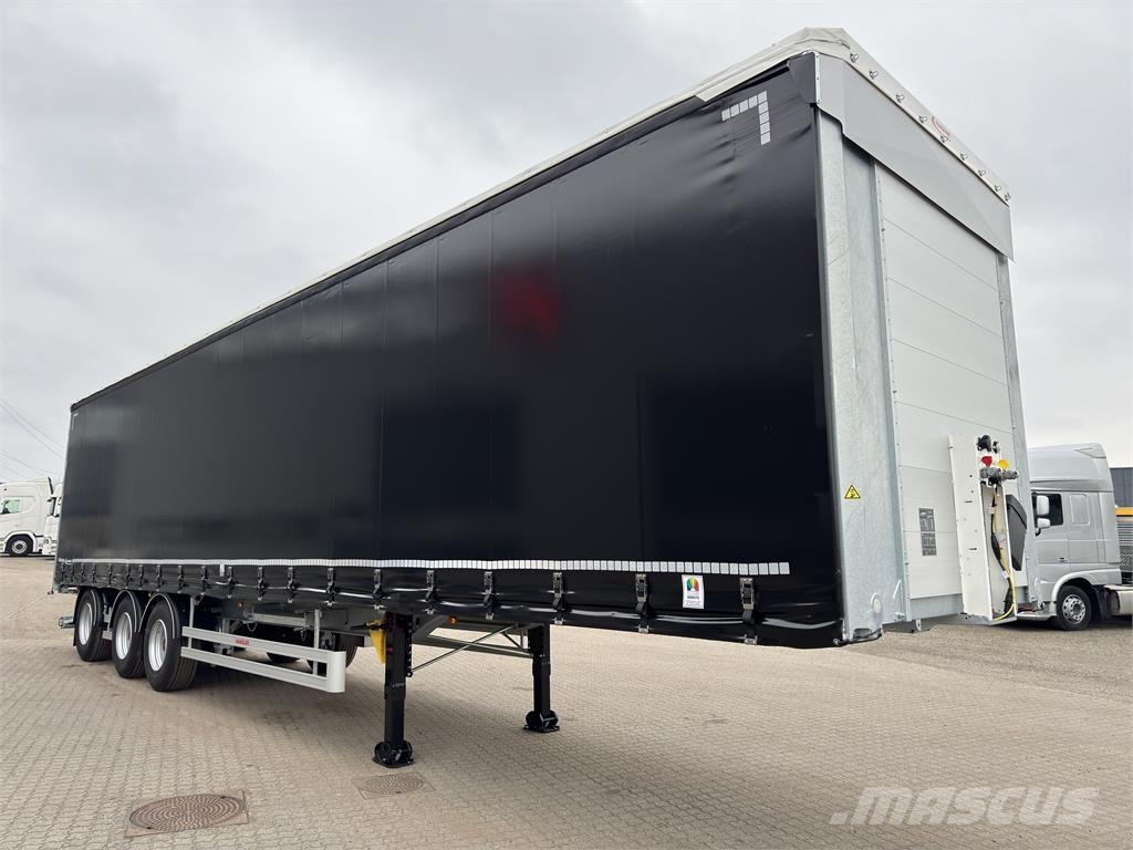 Hangler 3-aks 45-tons gardintrailer truckbeslag Curtainsiderauflieger