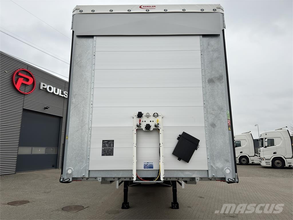 Hangler 3-aks 45-tons gardintrailer truckbeslag Curtainsiderauflieger