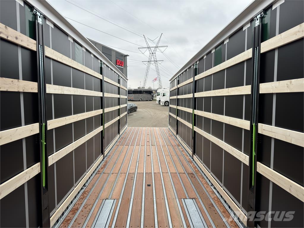 Hangler 3-aks 45-tons gardintrailer truckbeslag Curtainsiderauflieger
