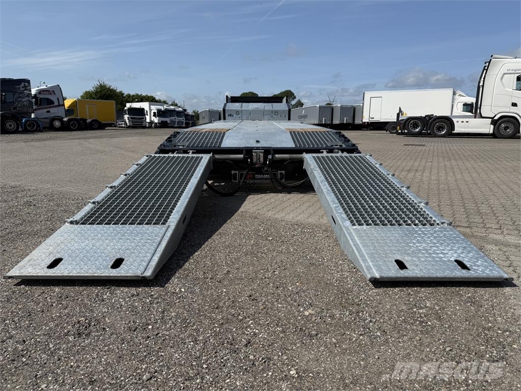 Hangler 3-aks AgroLine maskintrailer med hjulbrønde Diepladers