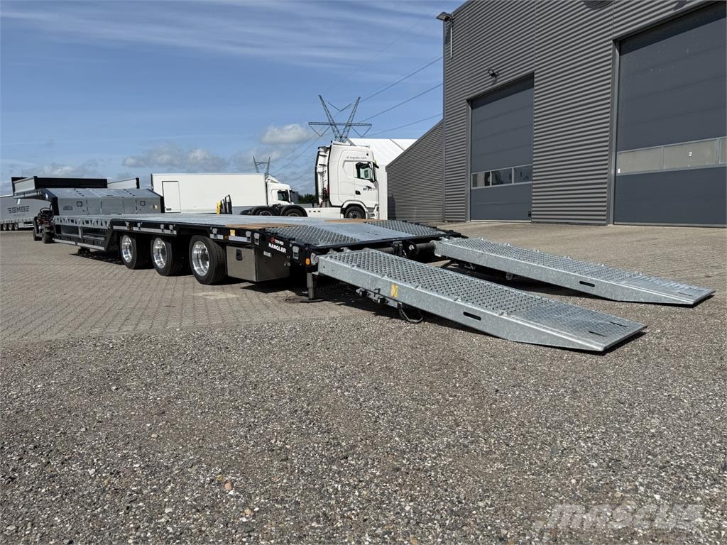 Hangler 3-aks AgroLine maskintrailer med hjulbrønde Diepladers