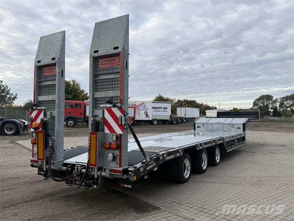 Hangler 3-aks AgroLine maskintrailer med hjulbrønde Poluprikolice labudice