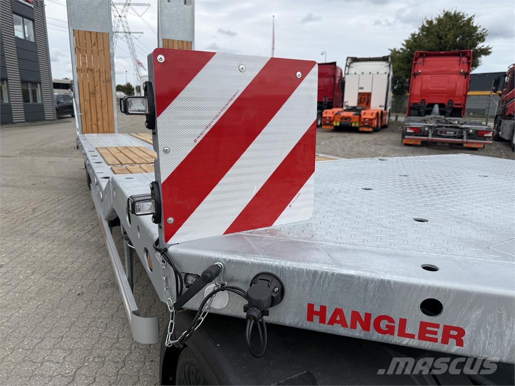 Hangler 3-aks, Hydraulisk ramper, Galvaniseret. Góndola de cama rebajada