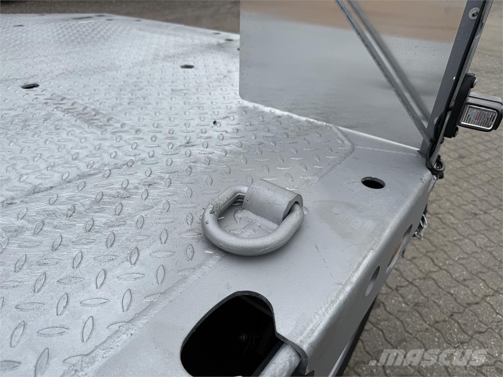 Hangler 3-aks, Hydraulisk ramper, Galvaniseret. Góndola de cama rebajada