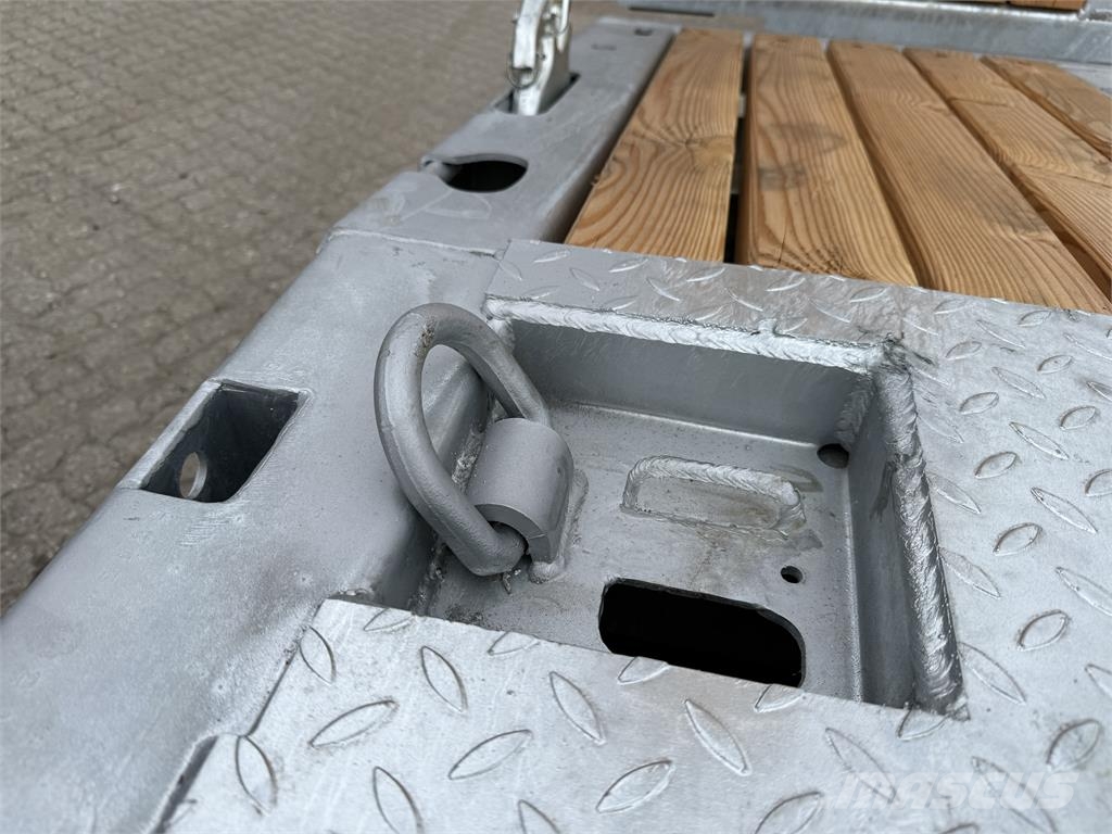 Hangler 3-aks, Hydraulisk ramper, Galvaniseret. Góndola de cama rebajada
