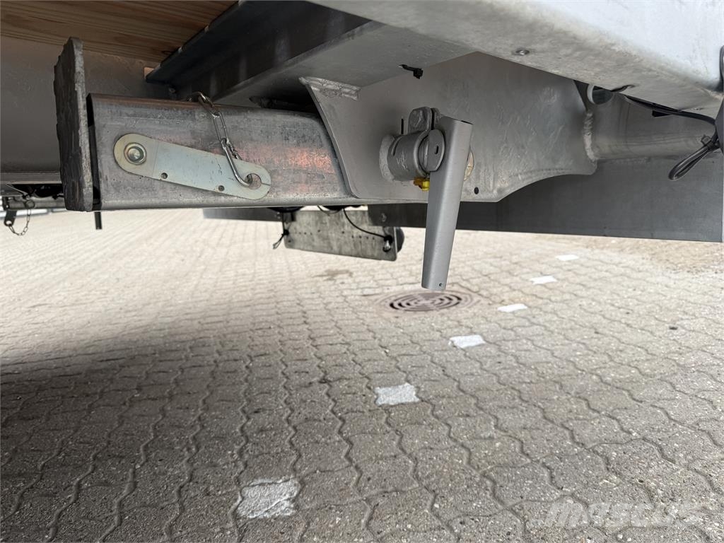 Hangler 3-aks, Hydraulisk ramper, Galvaniseret. Góndola de cama rebajada
