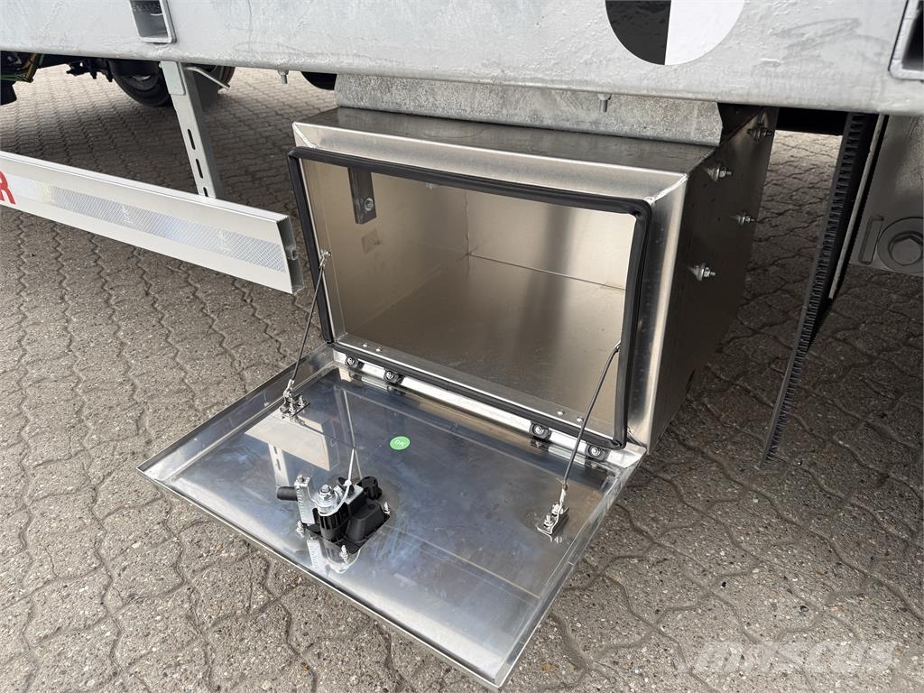 Hangler 3-aks, Hydraulisk ramper, Galvaniseret. Góndola de cama rebajada