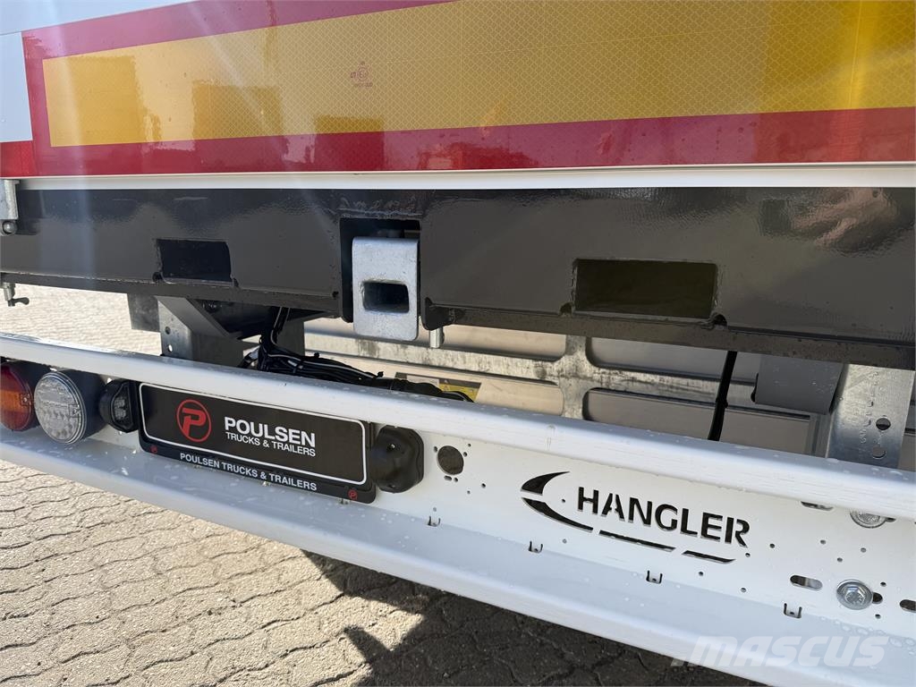 Hangler 3-aks kærre alu-sider + alu-ramper Plataforma plana/laterales abatibles