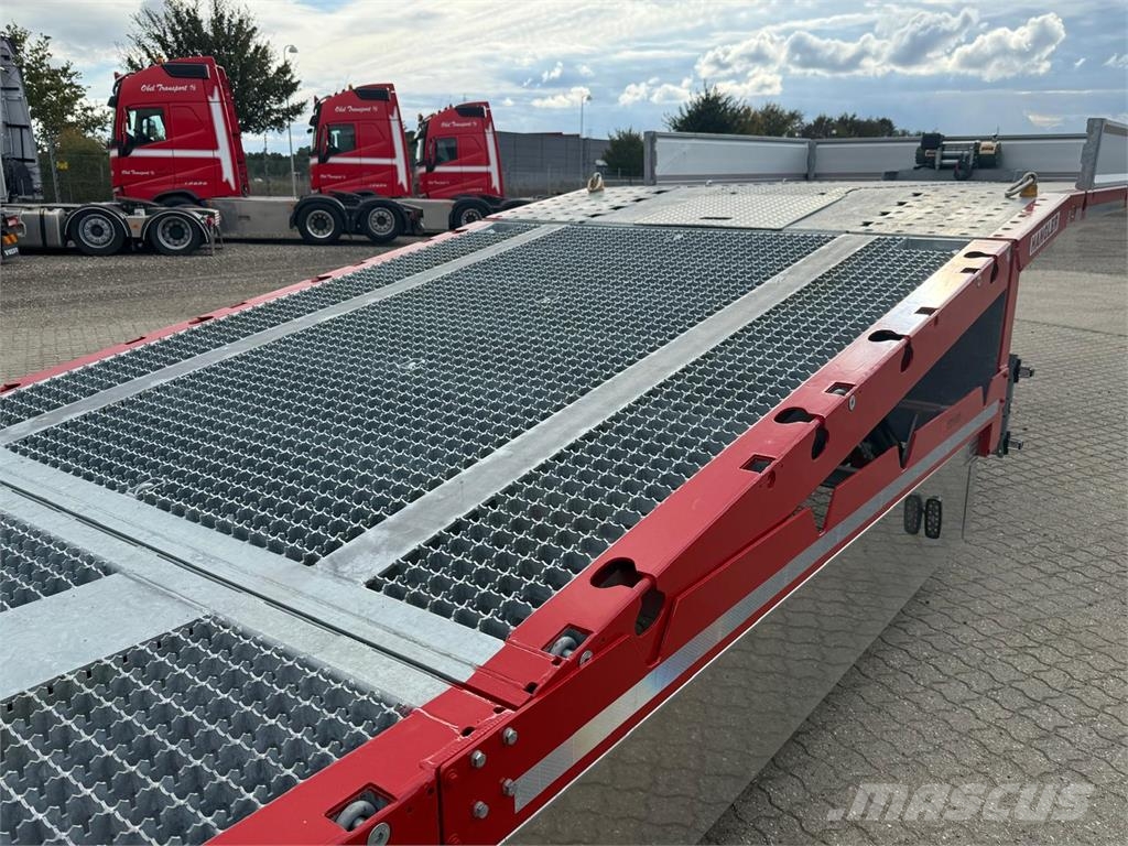 Hangler 3-aks maskintrailer m. heldækkende rampe Diepladers