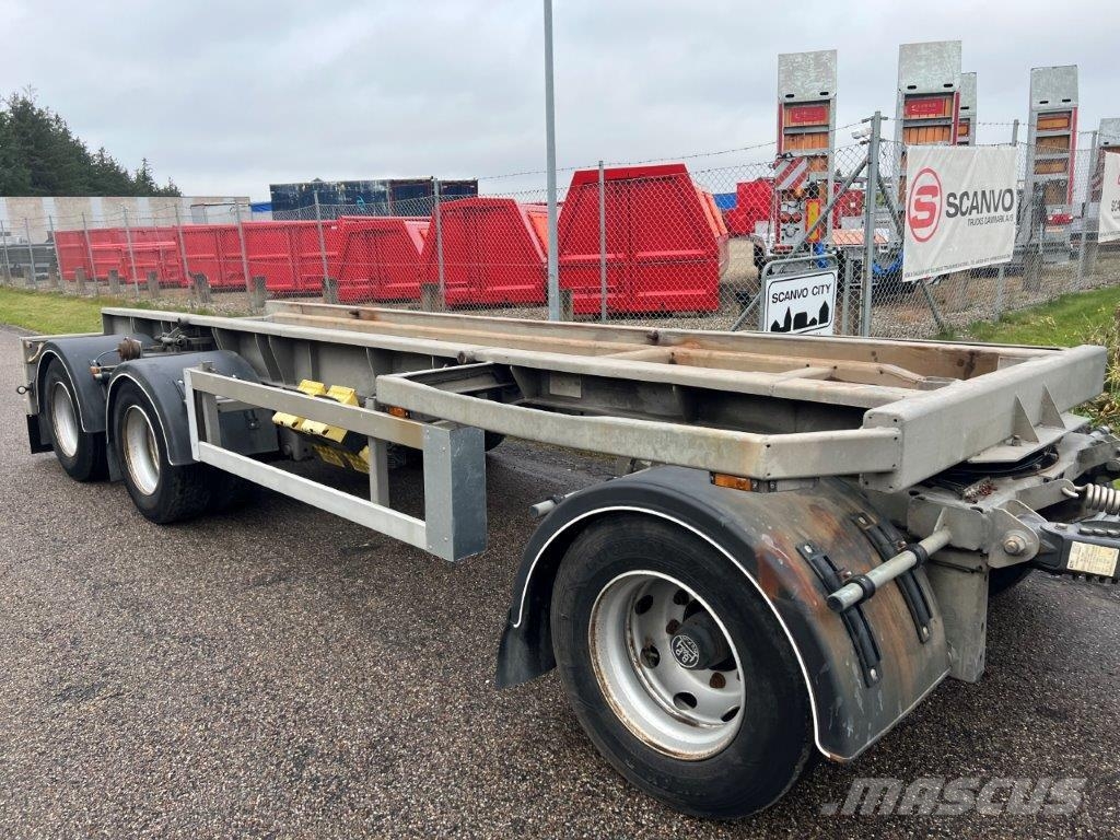 HFR 3-aks containerhænger uden tip Ремаркета със скипов подемник