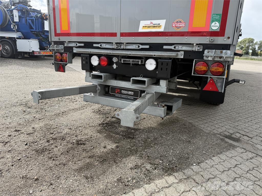 Kässbohrer 3-aks gardintrailer med truckbeslag Curtain sider semi-trailers