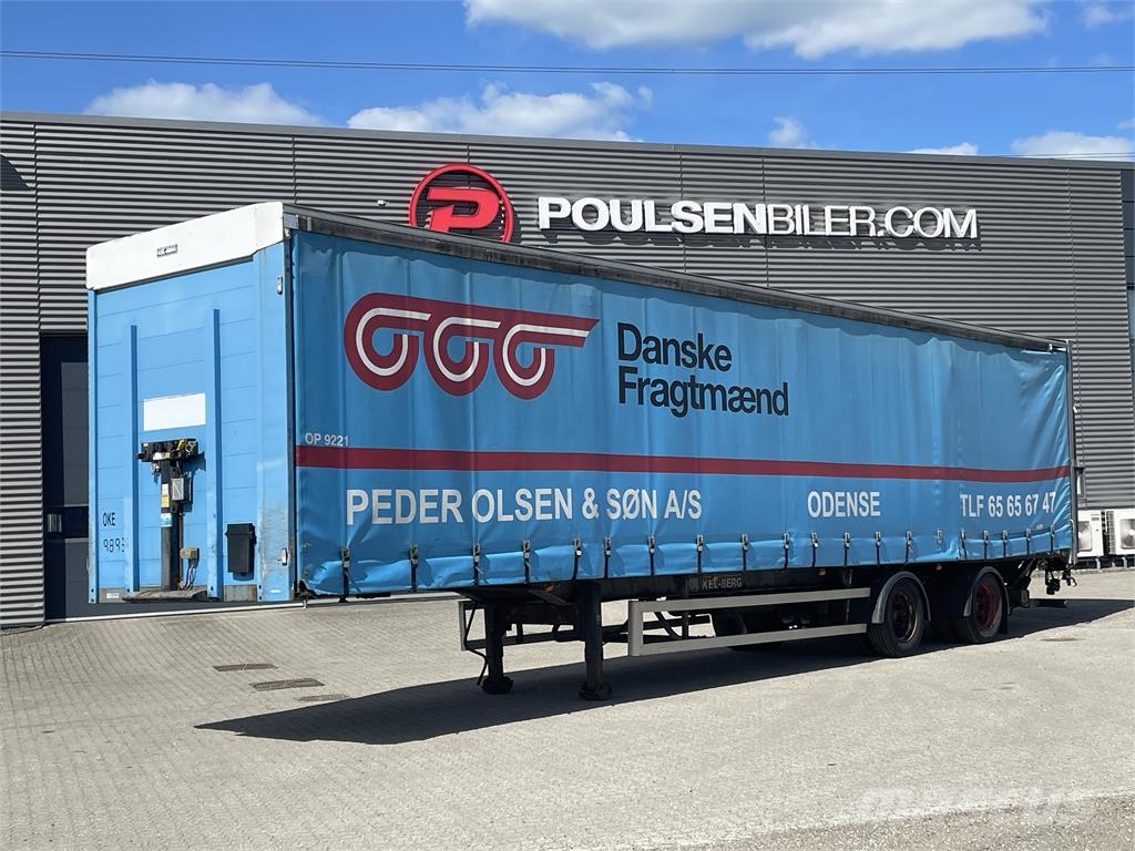 Kel-Berg 2-aks Gardintrailer Curtainsider semi-trailers