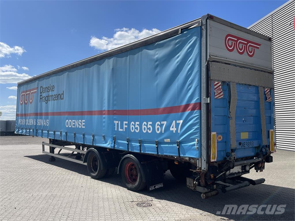 Kel-Berg 2-aks Gardintrailer Curtainsider semi-trailers