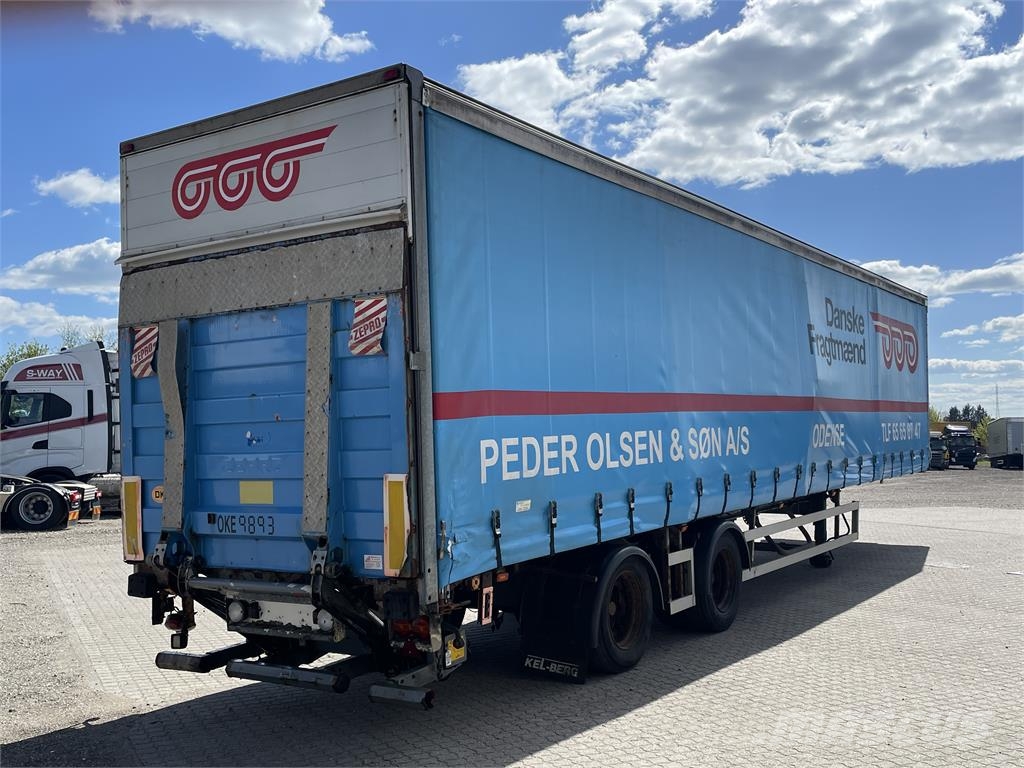Kel-Berg 2-aks Gardintrailer Curtainsider semi-trailers