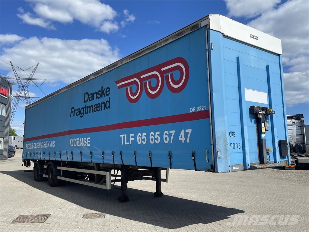 Kel-Berg 2-aks Gardintrailer Curtainsider semi-trailers