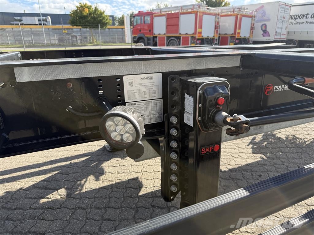 Kel-Berg 2-aks veksellads kærre Containerframe trailers