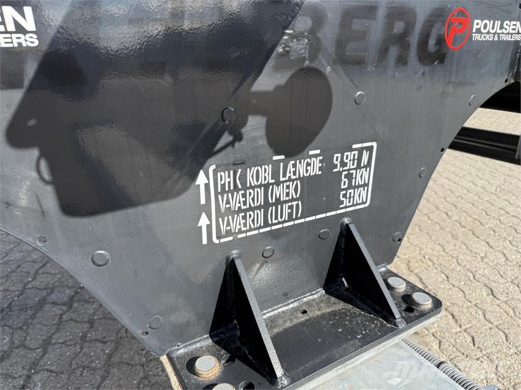 Kel-Berg 2-aks veksellads kærre Containerframe trailers