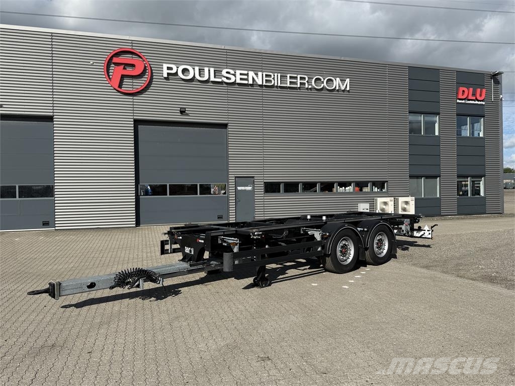 Kel-Berg 2-aks veksellads kærre Containerframe trailers