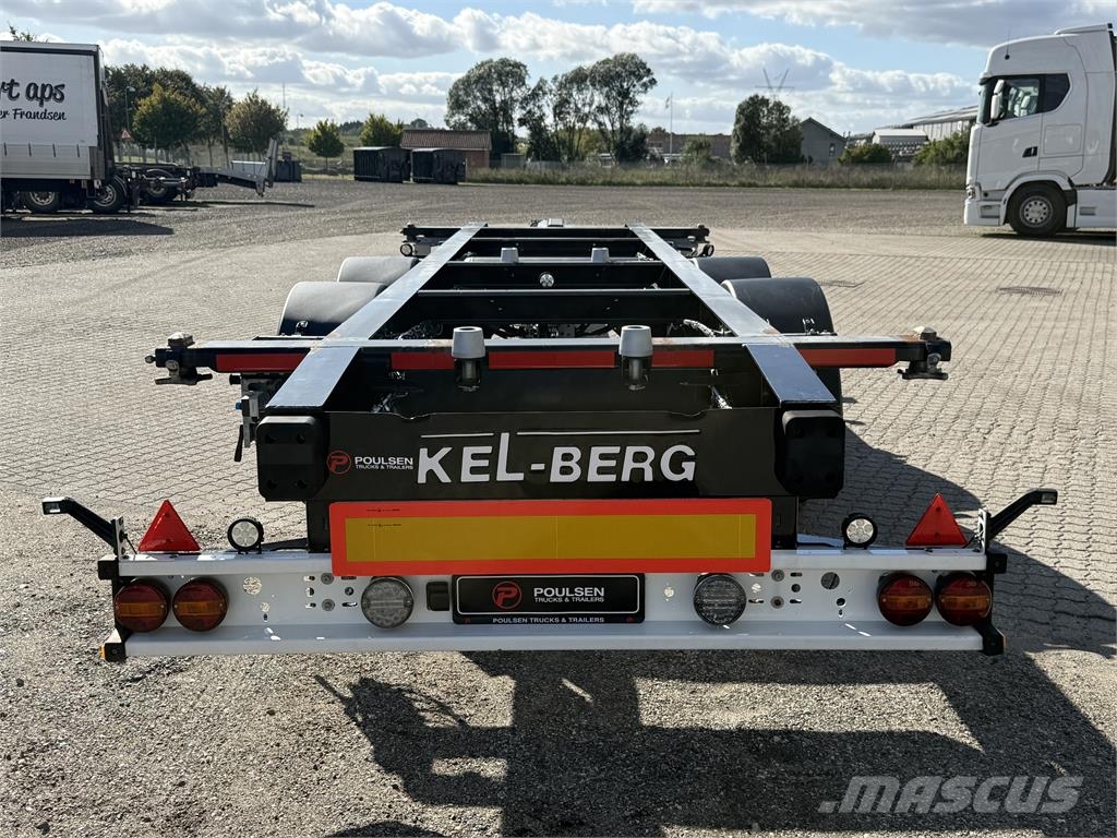 Kel-Berg 2-aks veksellads kærre Containerframe trailers