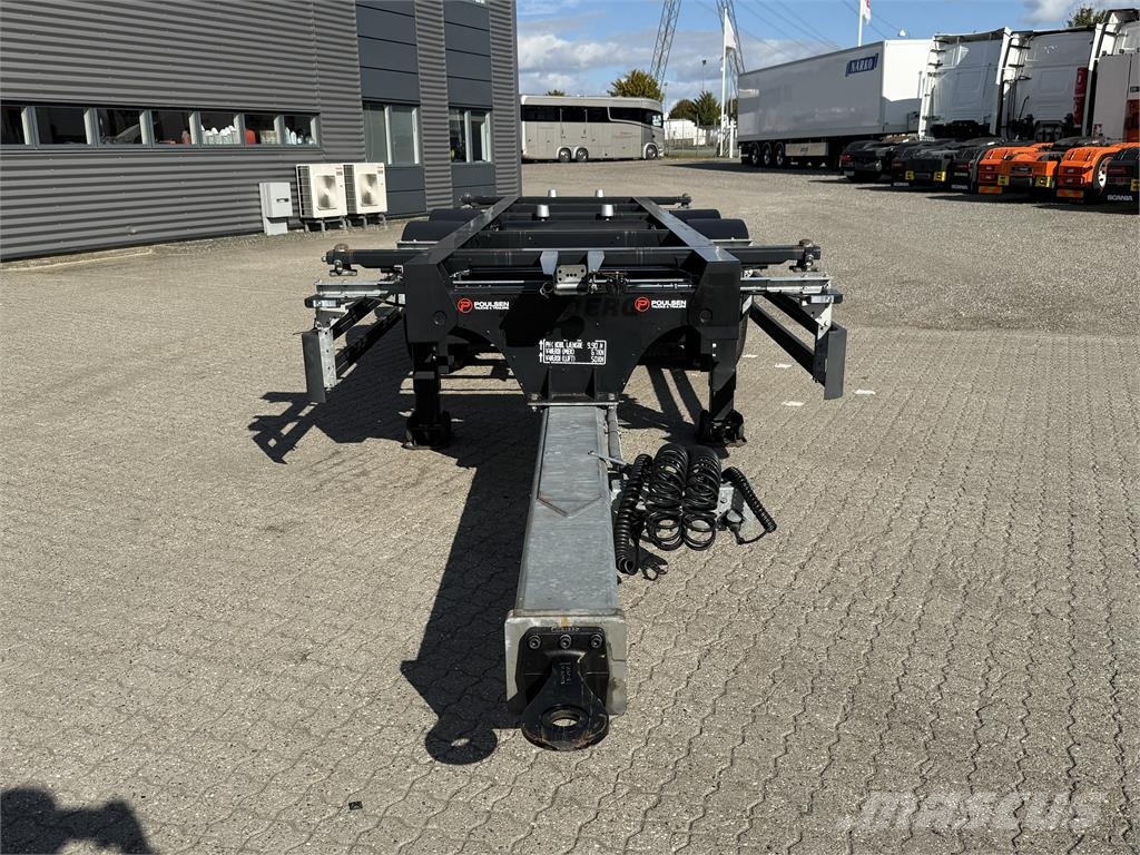 Kel-Berg 2-aks veksellads kærre Containerframe trailers