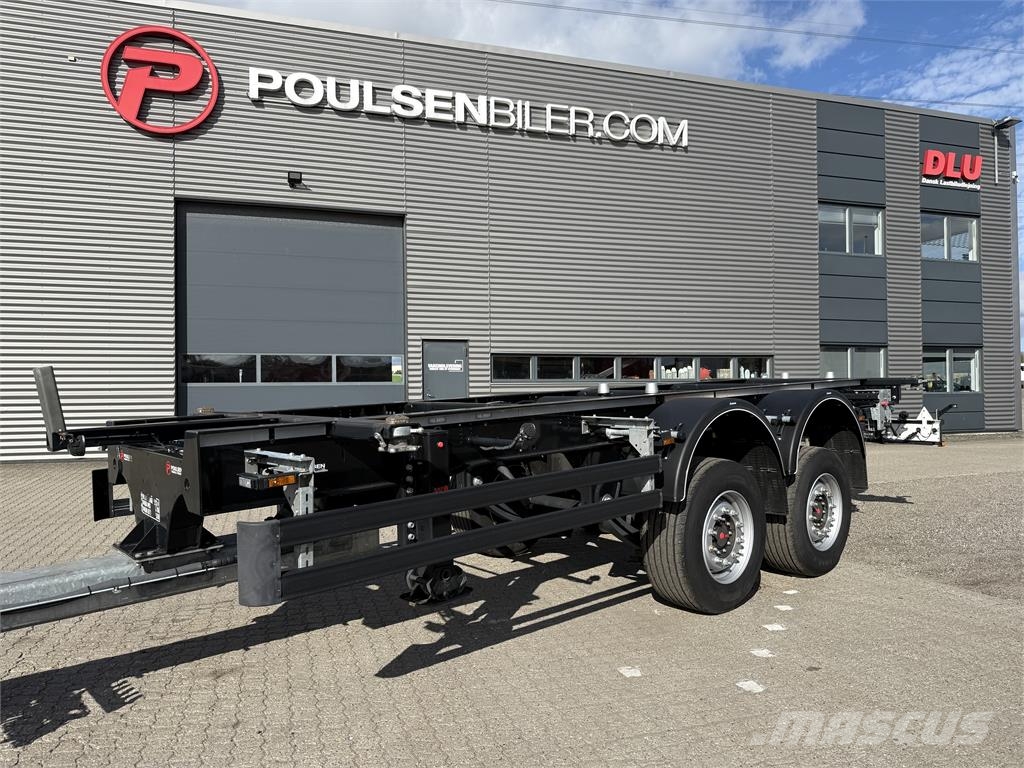 Kel-Berg 2-aks veksellads kærre Containerframe trailers