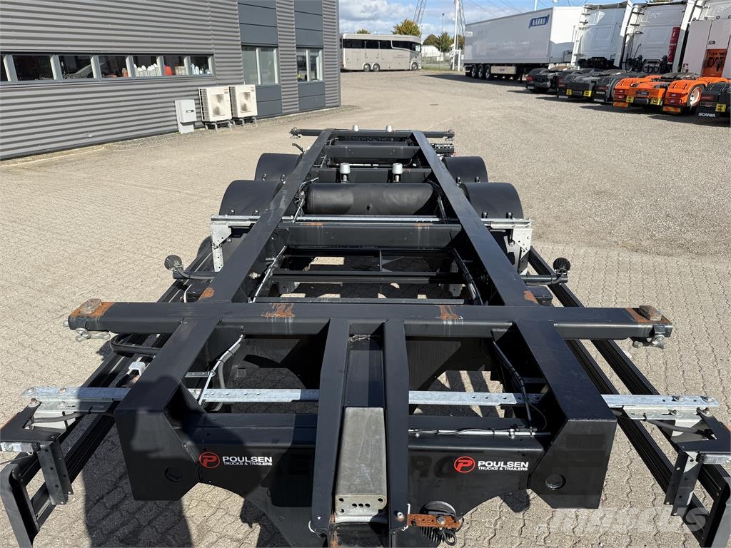 Kel-Berg 2-aks veksellads kærre Containerframe trailers