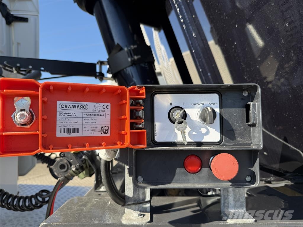Kel-Berg 3-aks 29m3 asfalt trailer med Cremao presenning Tipper semi-trailers
