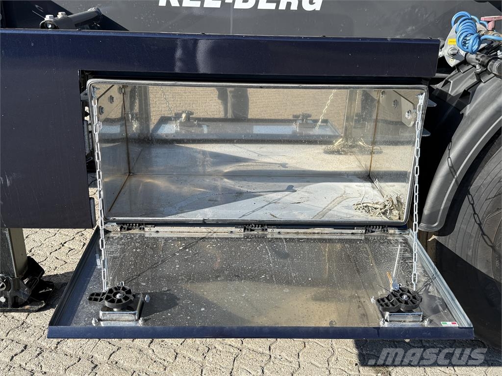 Kel-Berg 3-aks 29m3 asfalt trailer med Cremao presenning Tipper semi-trailers