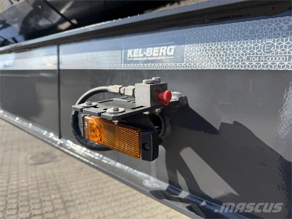 Kel-Berg 3-aks 29m3 asfalt trailer med Cremao presenning Tipper semi-trailers