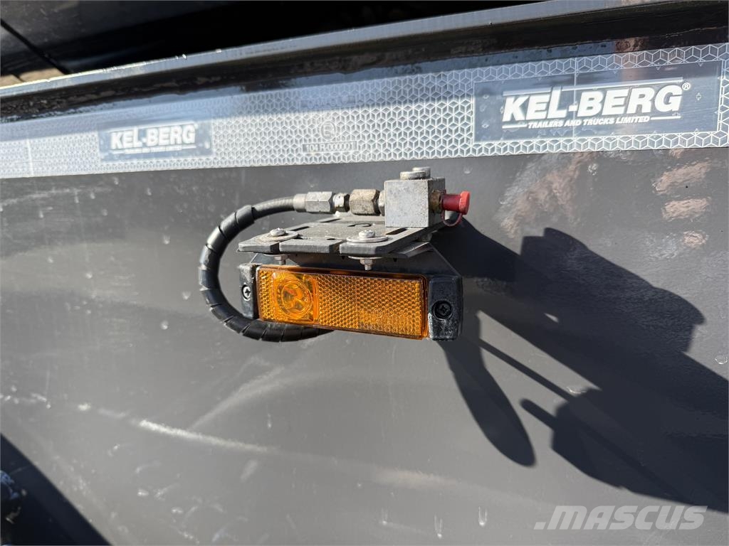 Kel-Berg 3-aks 29m3 asfalt trailer med Cremao presenning Tipper semi-trailers