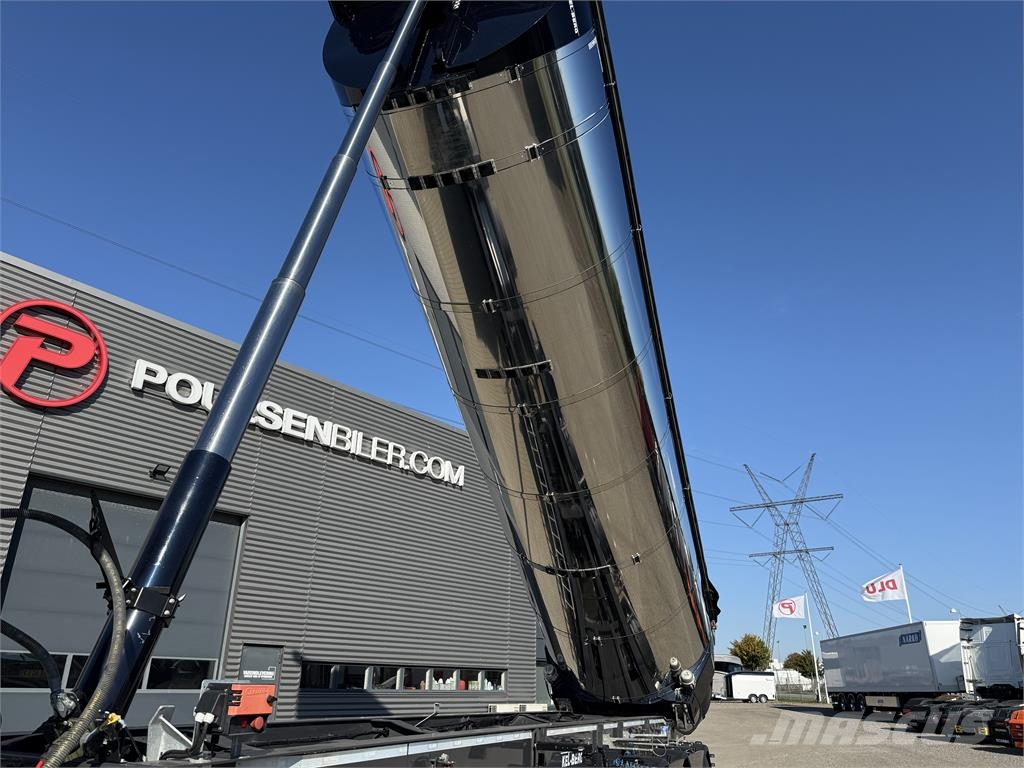 Kel-Berg 3-aks 29m3 asfalt trailer med Cremao presenning Tipper semi-trailers