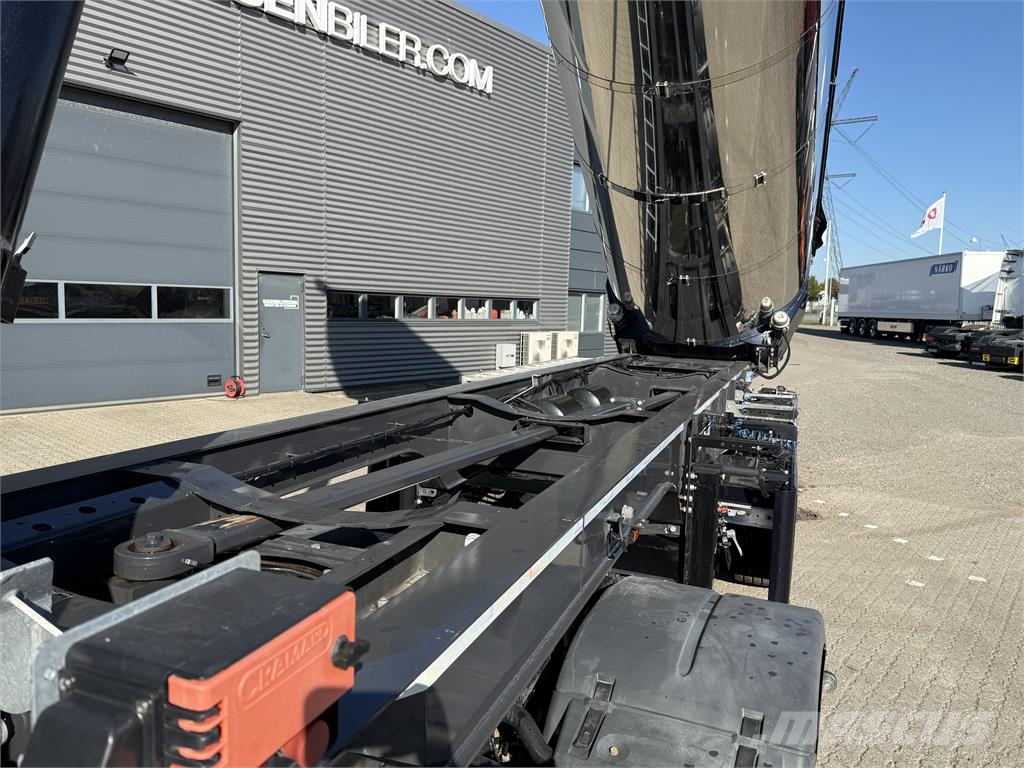 Kel-Berg 3-aks 29m3 city asfalt trailer aut. presenning Semirimorchi a cassone ribaltabile