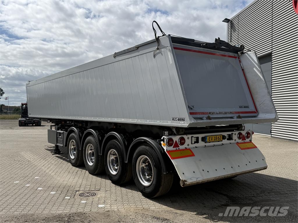 Kel-Berg 4-aks 36m3 tiptrailer EcoTop + Vibrator Semirremolques de volteo