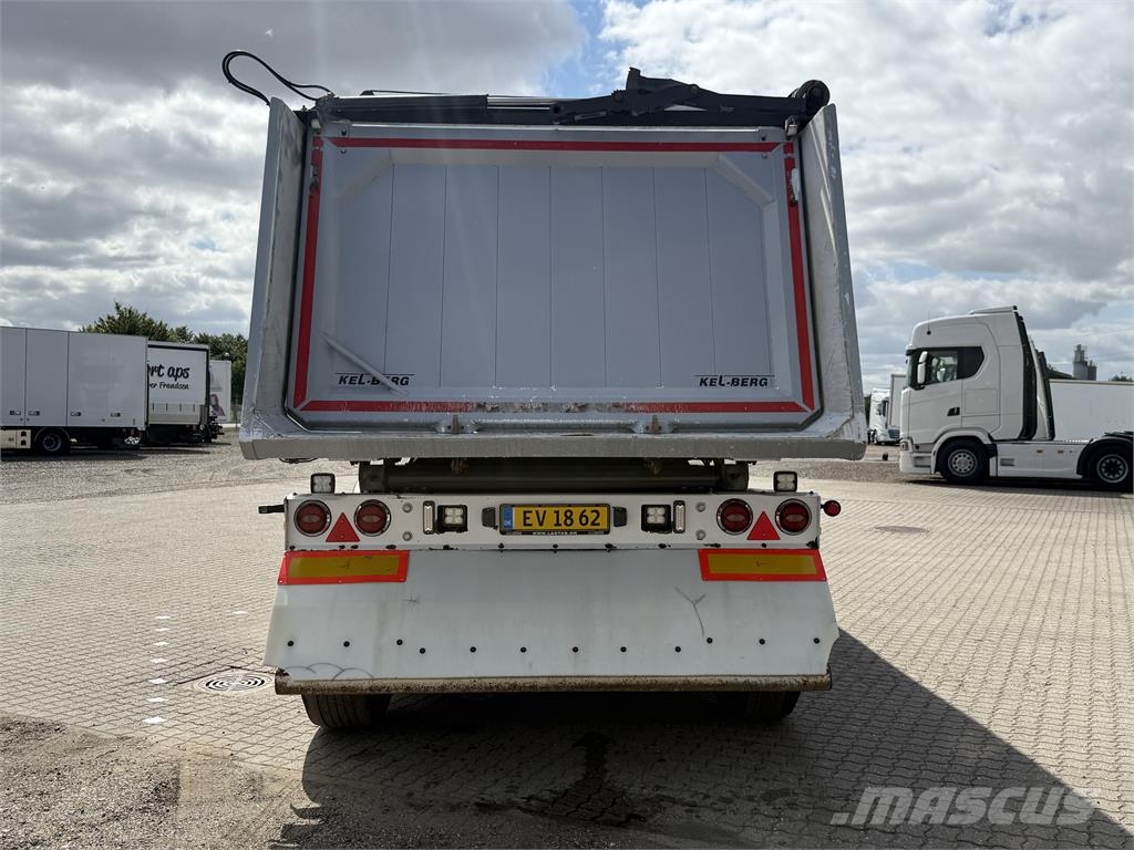Kel-Berg 4-aks 36m3 tiptrailer EcoTop + Vibrator Semirremolques de volteo