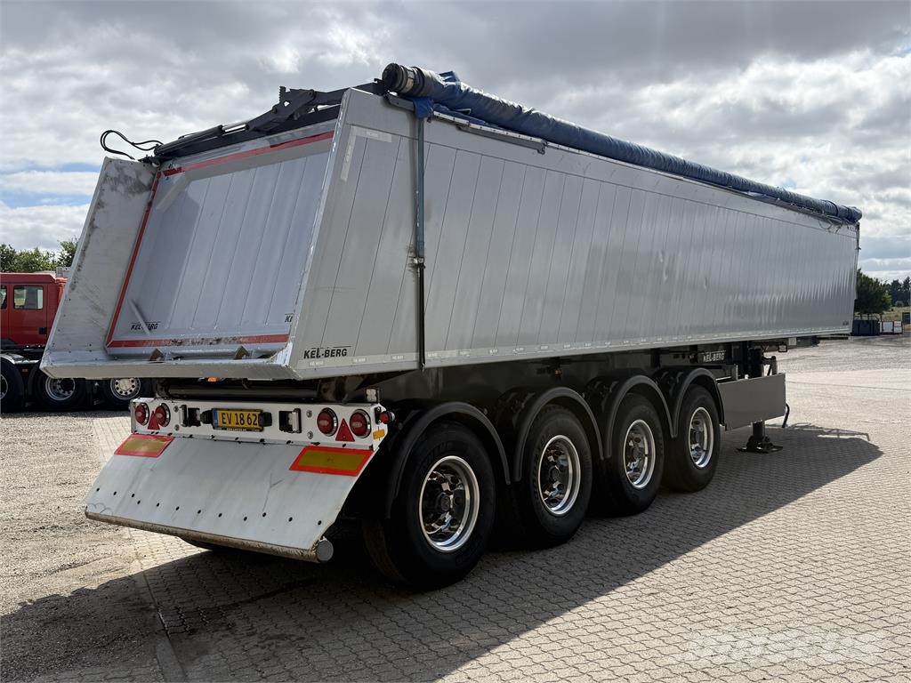 Kel-Berg 4-aks 36m3 tiptrailer EcoTop + Vibrator Semirremolques de volteo