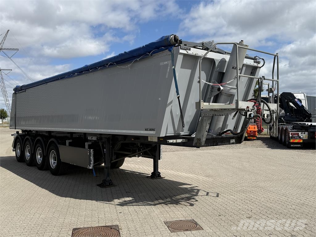 Kel-Berg 4-aks 36m3 tiptrailer EcoTop + Vibrator Semirremolques de volteo