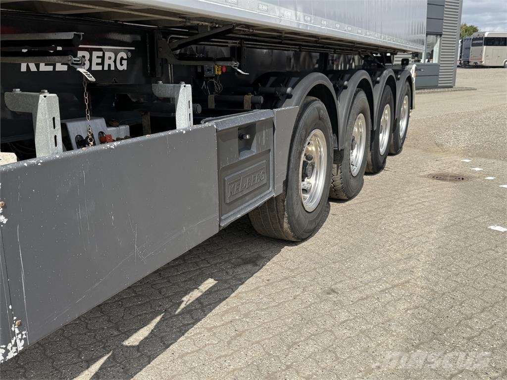 Kel-Berg 4-aks 36m3 tiptrailer EcoTop + Vibrator Semirremolques de volteo
