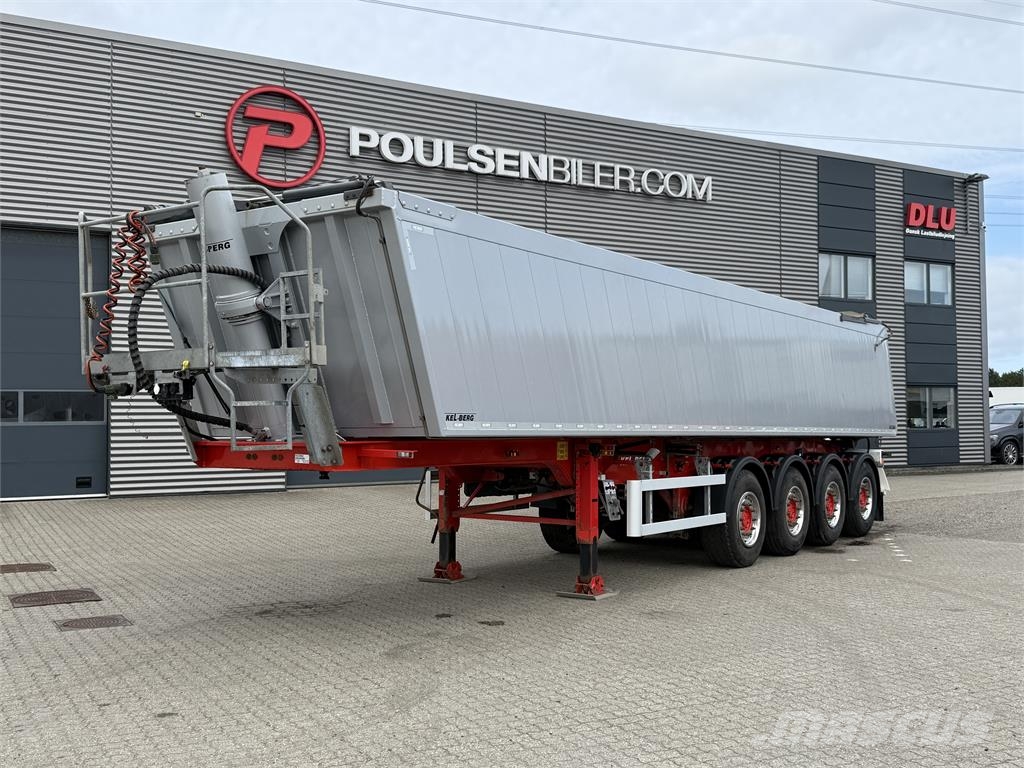 Kel-Berg 4-aks 36m3 tiptrailer med EcoTop Kippladerauflieger