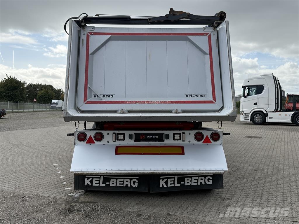 Kel-Berg 4-aks 36m3 tiptrailer med EcoTop Kippladerauflieger