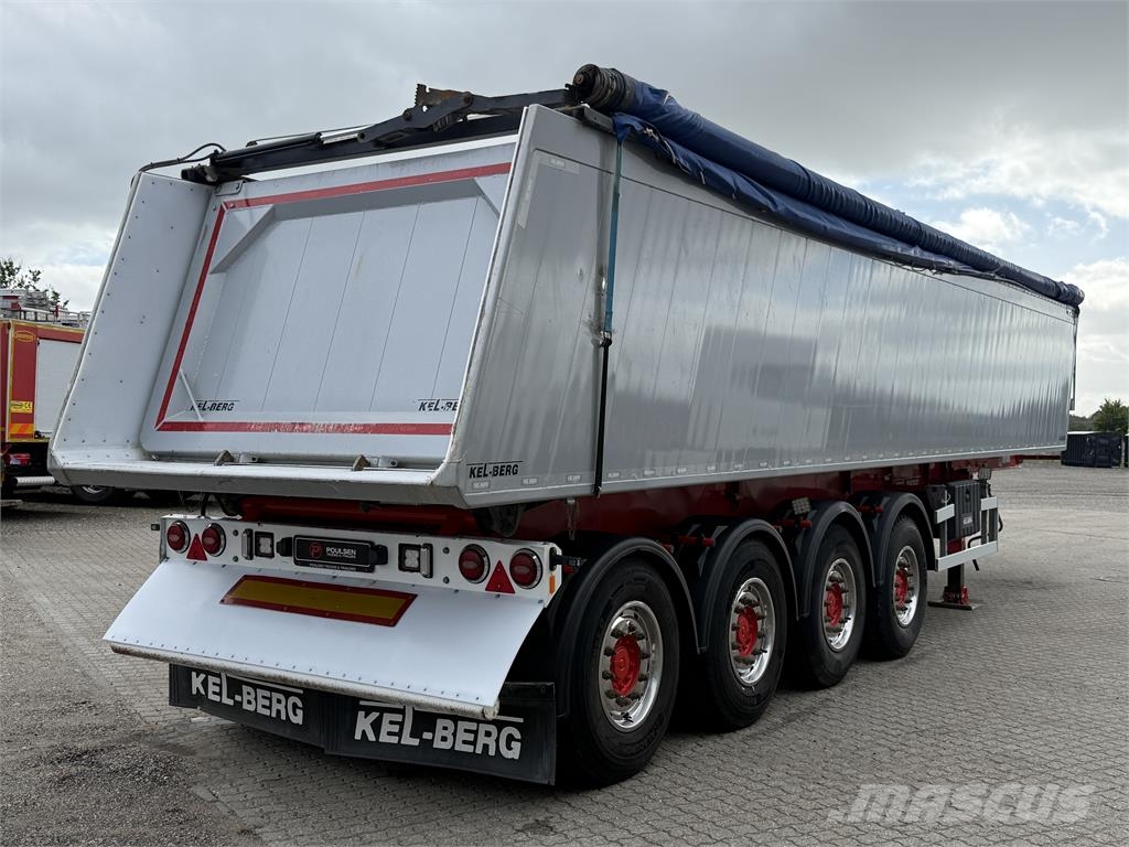Kel-Berg 4-aks 36m3 tiptrailer med EcoTop Kippladerauflieger