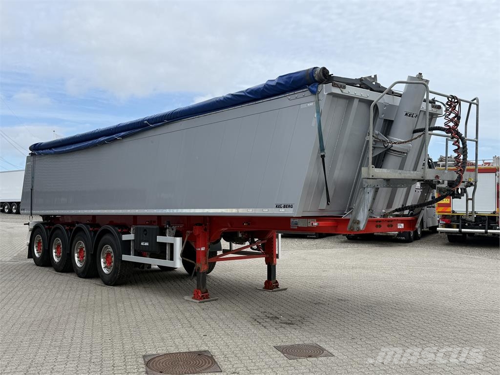 Kel-Berg 4-aks 36m3 tiptrailer med EcoTop Kippladerauflieger