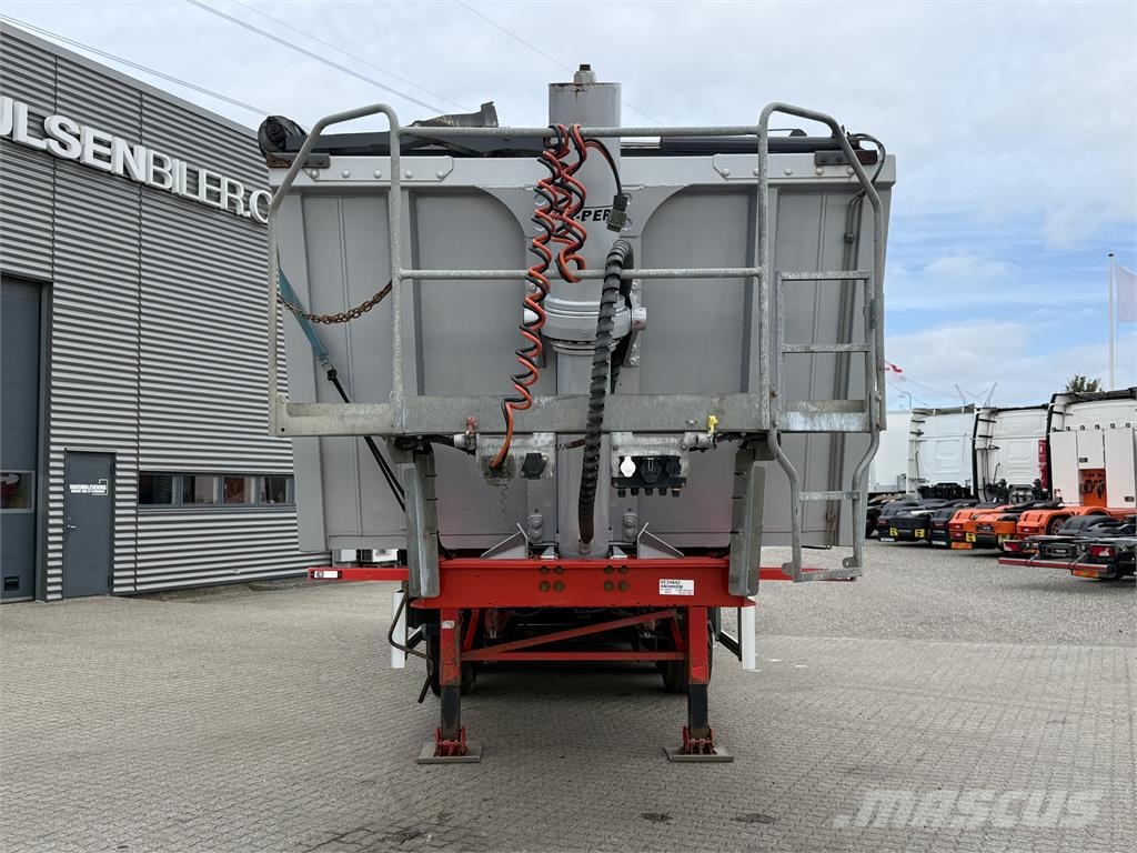 Kel-Berg 4-aks 36m3 tiptrailer med EcoTop Kippladerauflieger