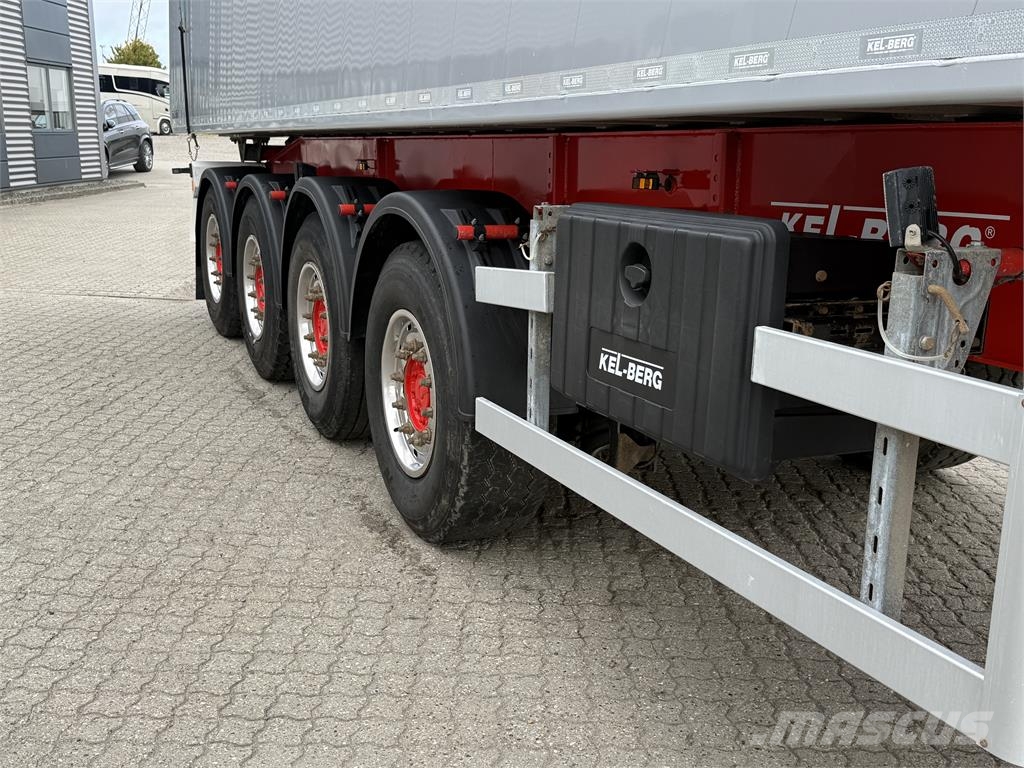 Kel-Berg 4-aks 36m3 tiptrailer med EcoTop Kippladerauflieger